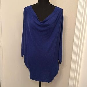 Barneys New York drop cowl cocoon dolman slv novelty sweater. Cashmere blend